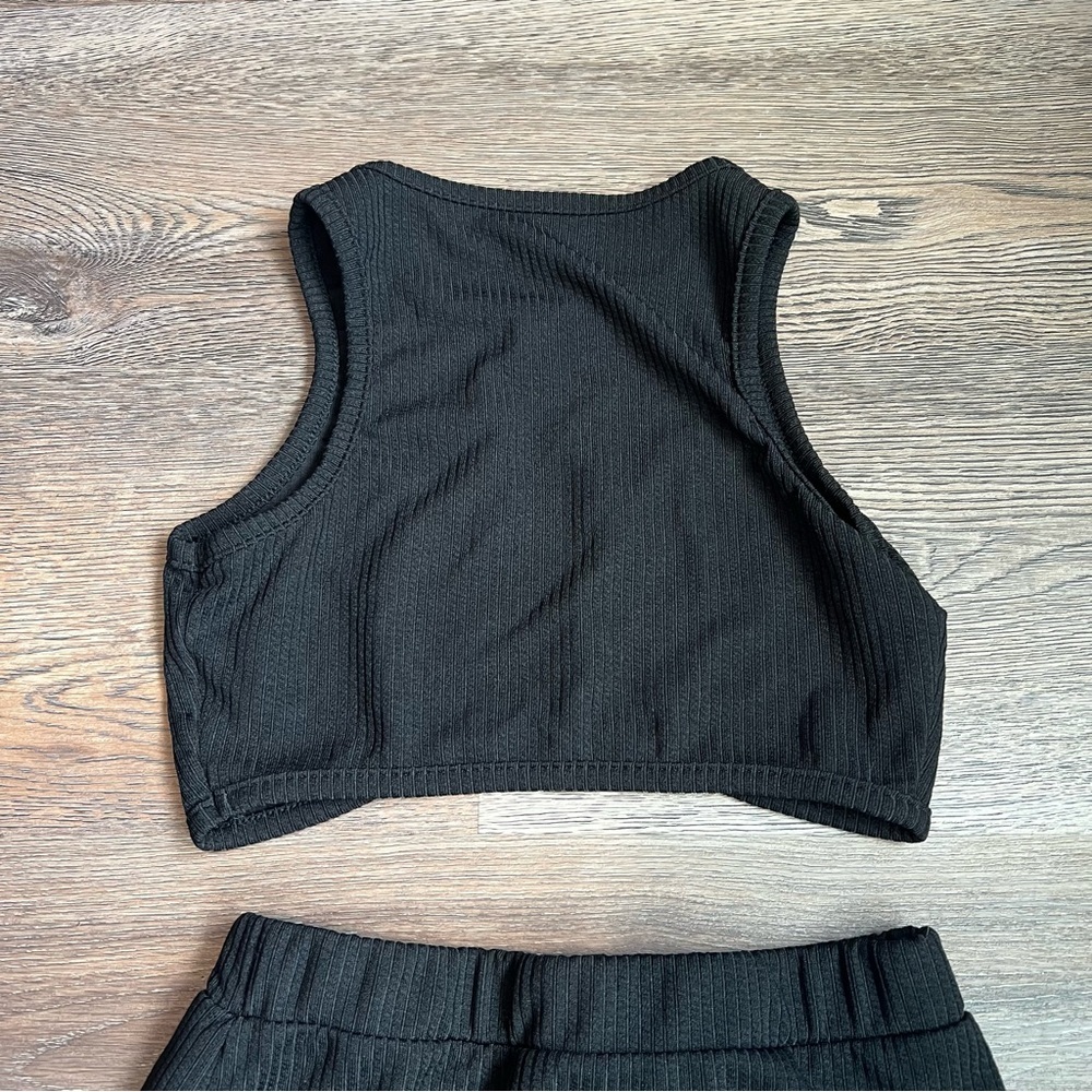 Shein Black Top and Skirt Set - Picture 4 of 9